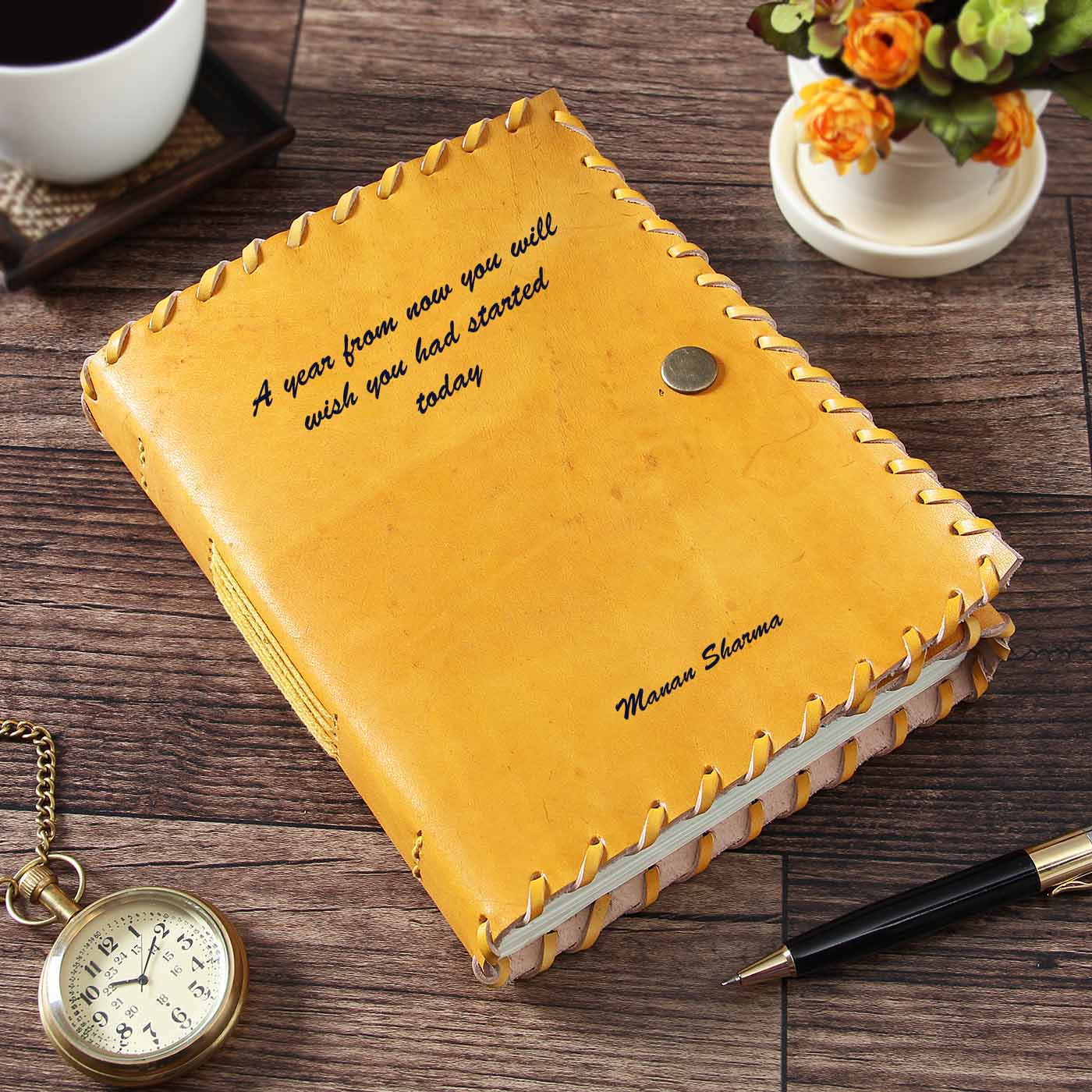 Personalized Leather Handmade Notebook