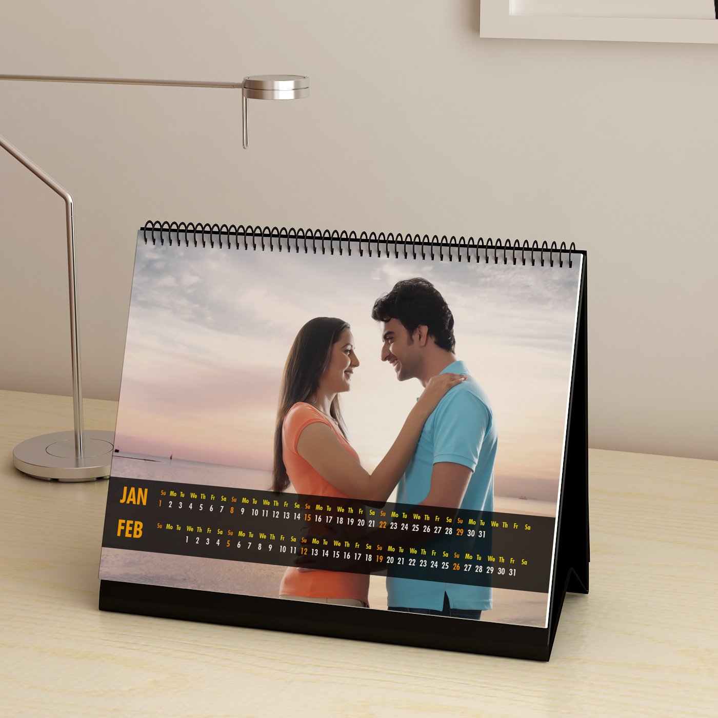 its a new year personalized calendar