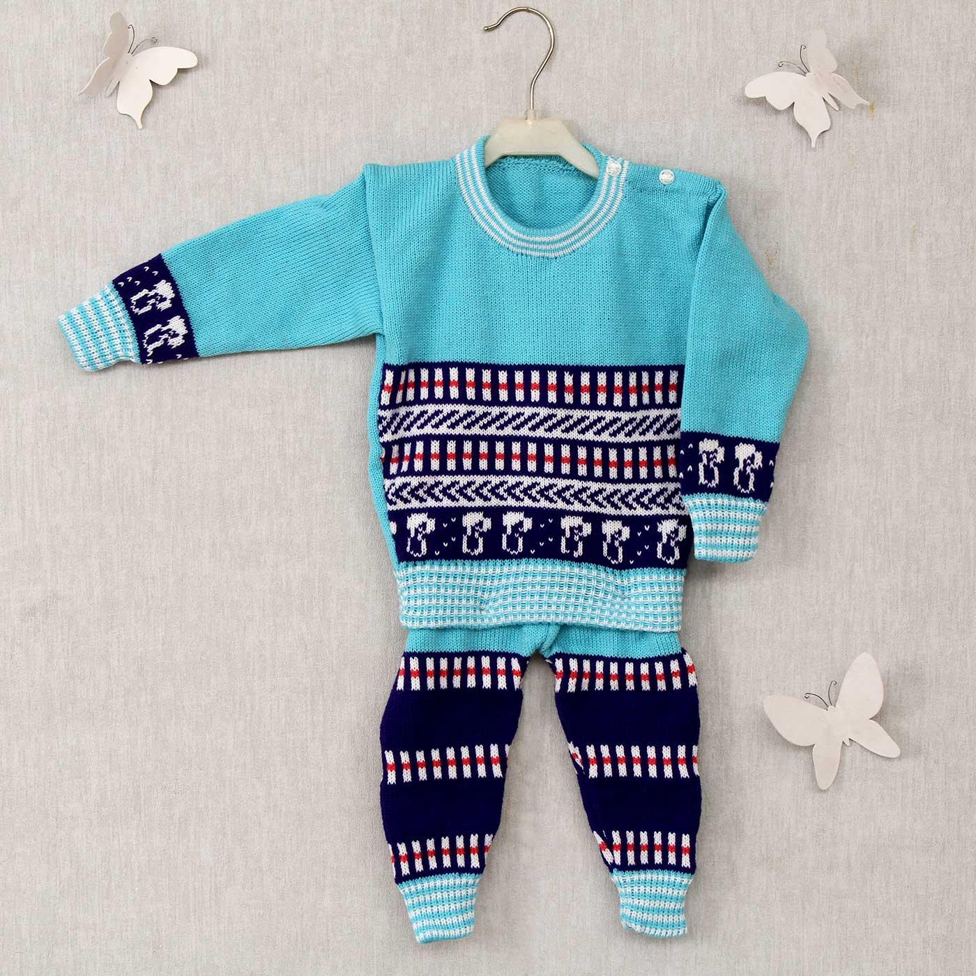 woolen sweater set for baby boy