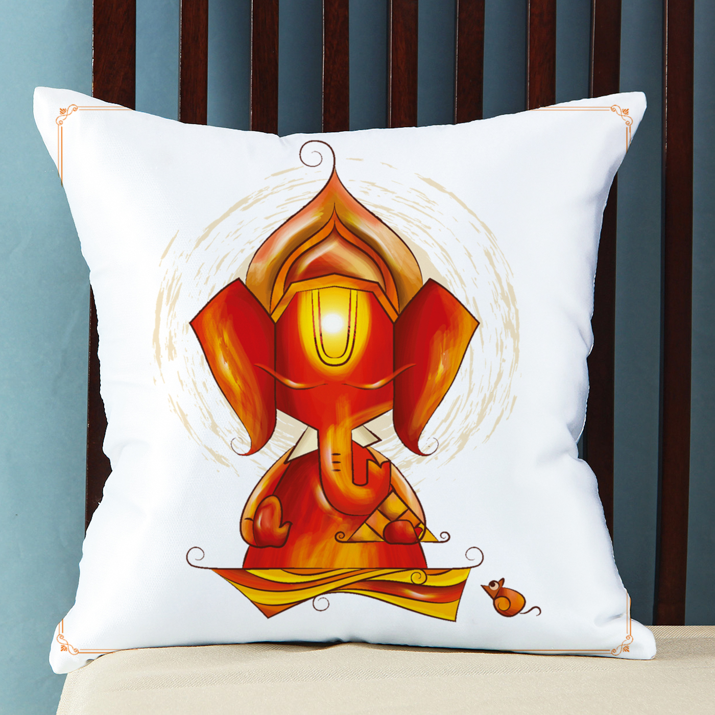 Ganesha Pillow Customized