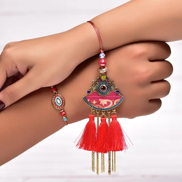 Why is Rakhi tied on the right wrist?