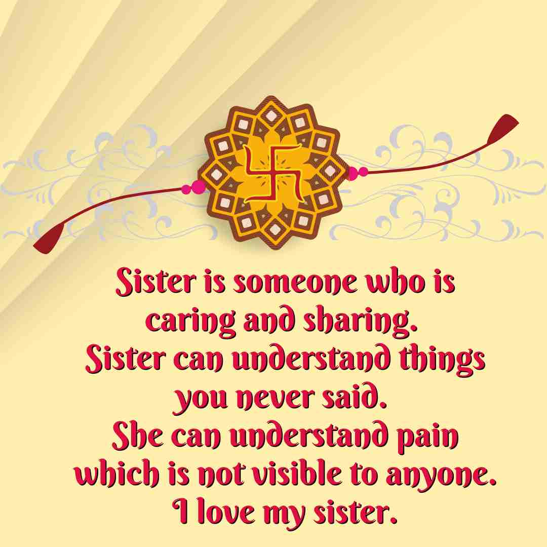 Raksha Bandhan Quotes for sister