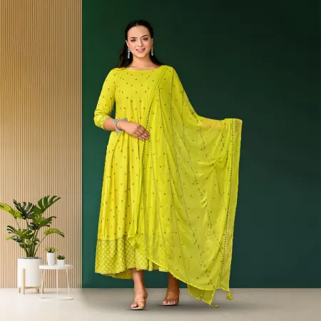 Kurta and Dupatta Set for Rakhi Outfit